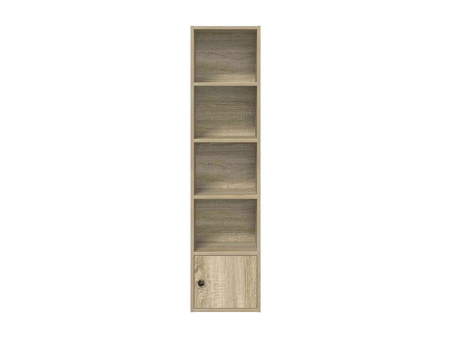 Libreria Rovere Sonoma 31x24x127 cm in Legno Multistrato