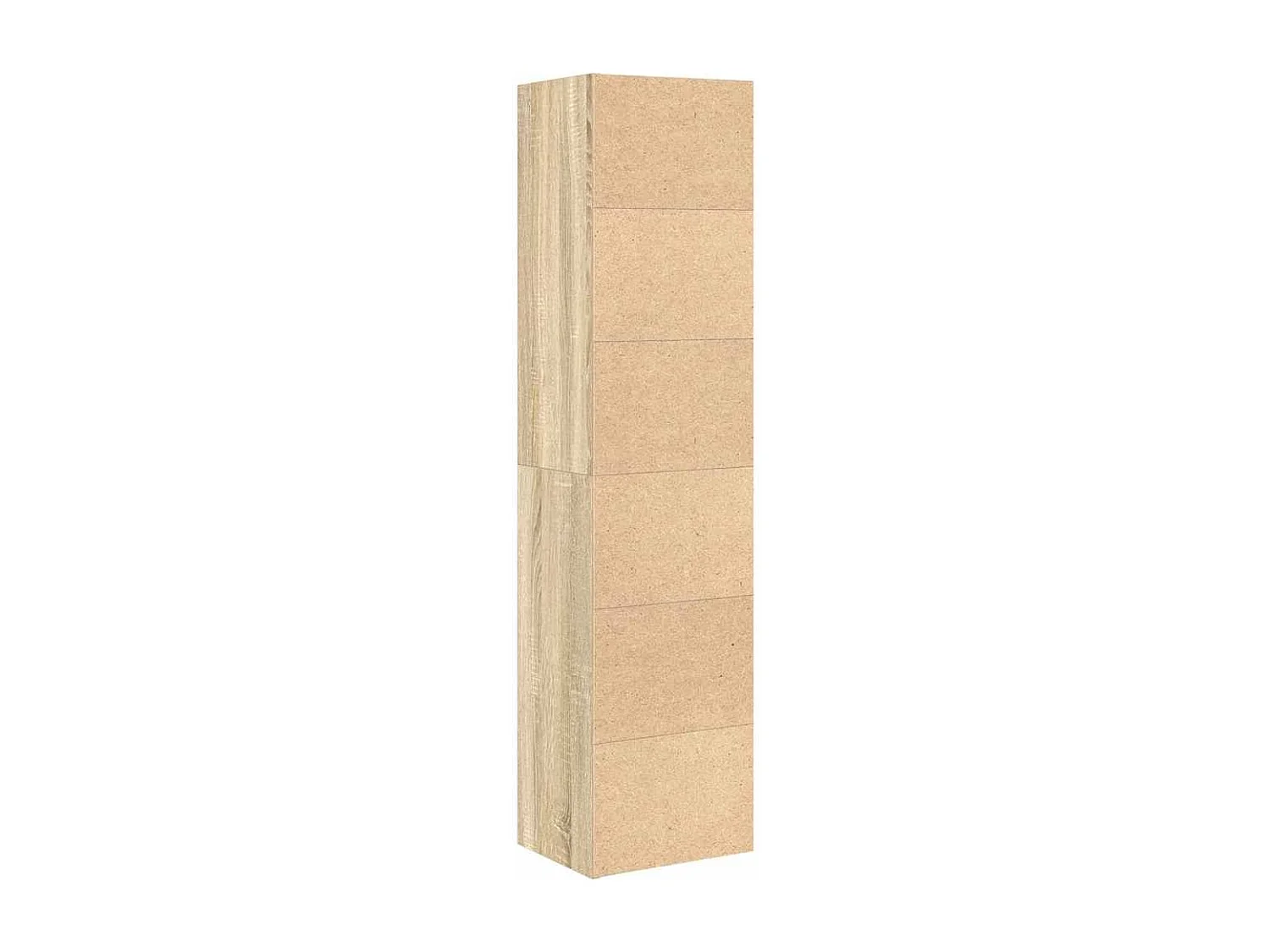Libreria Rovere Sonoma 31x24x127 cm in Legno Multistrato