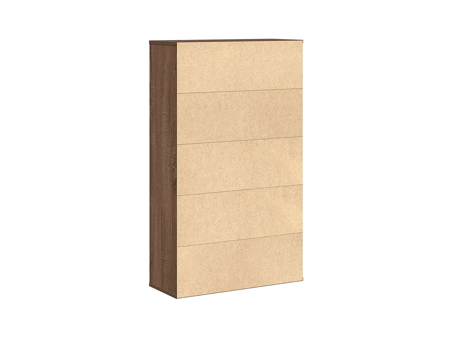 Estantería de madera de ingeniería marrón roble 60x24x101,5 cm