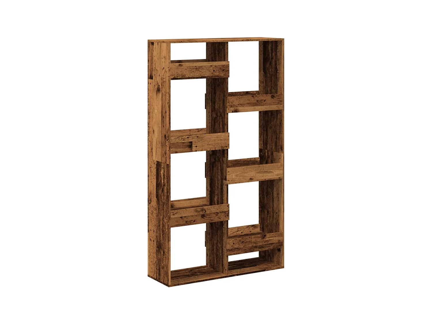 Libreria Legno Antico 100x33x175 cm in Legno Multistrato