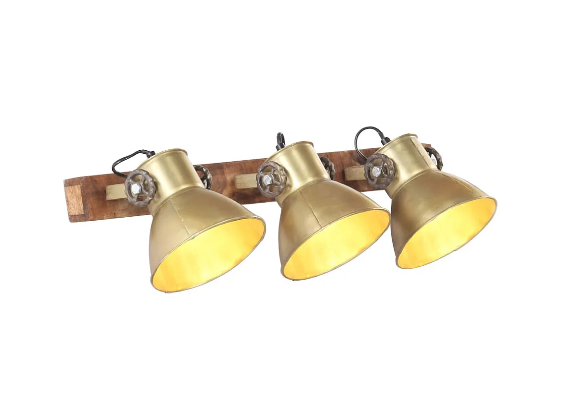 Lampe murale industrielle Laiton 65x25 cm E27