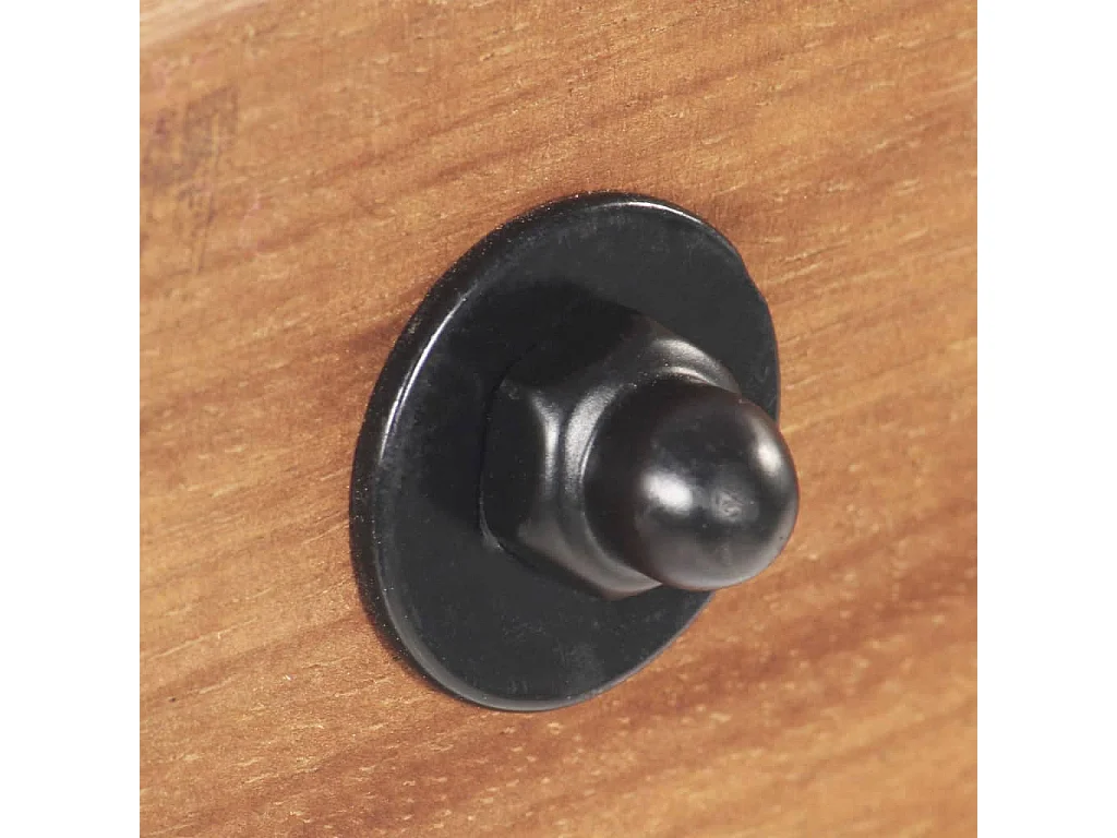 Candeeiro de Parede Industrial de Bronze com 3 Abajures - 65x25 cm E27