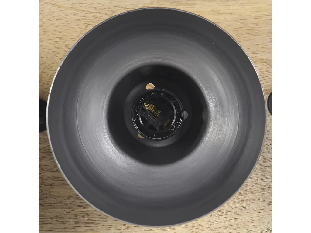 Lampe murale industrielle Argenté 68x23 cm E27 Bois de manguier