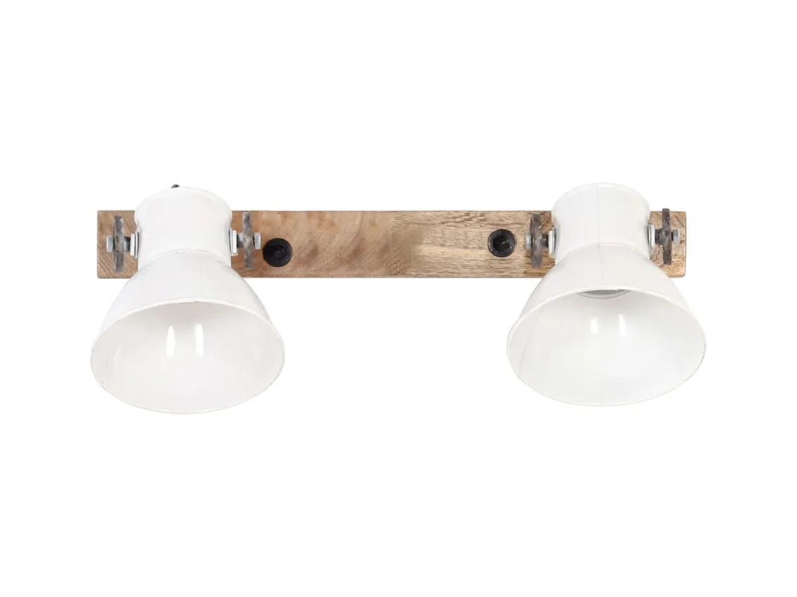 Candeeiro de Parede Industrial Branco 45x25 cm com E27 para Ambientes Modernos