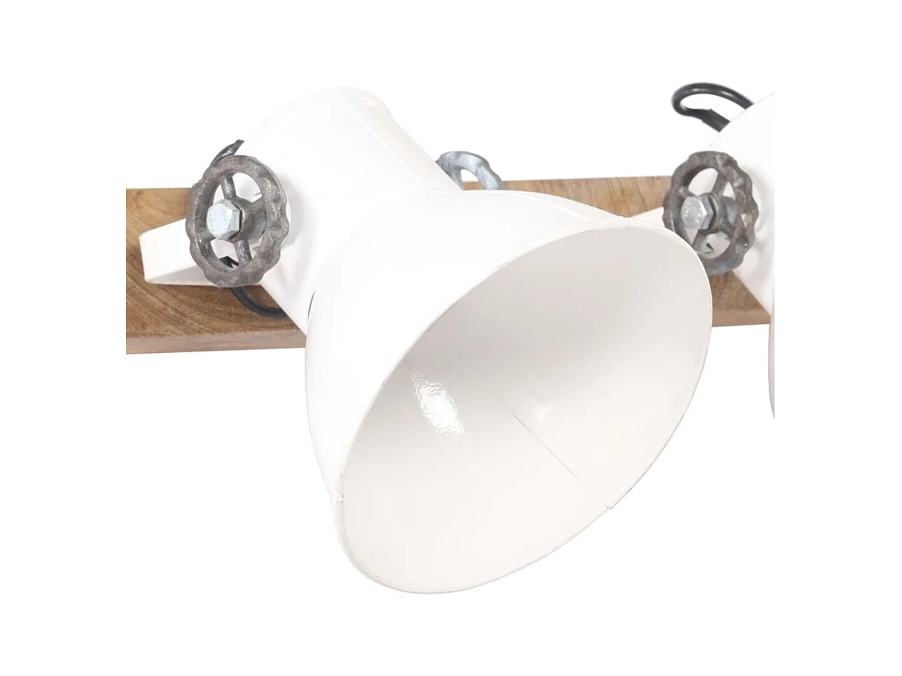 Candeeiro de Parede Industrial Branco 45x25 cm com E27 para Ambientes Modernos