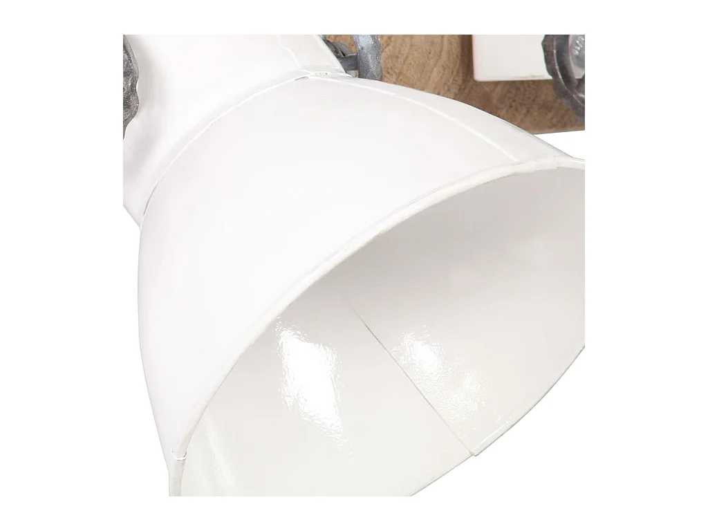 Candeeiro de Parede Industrial Branco 45x25 cm com E27 para Ambientes Modernos