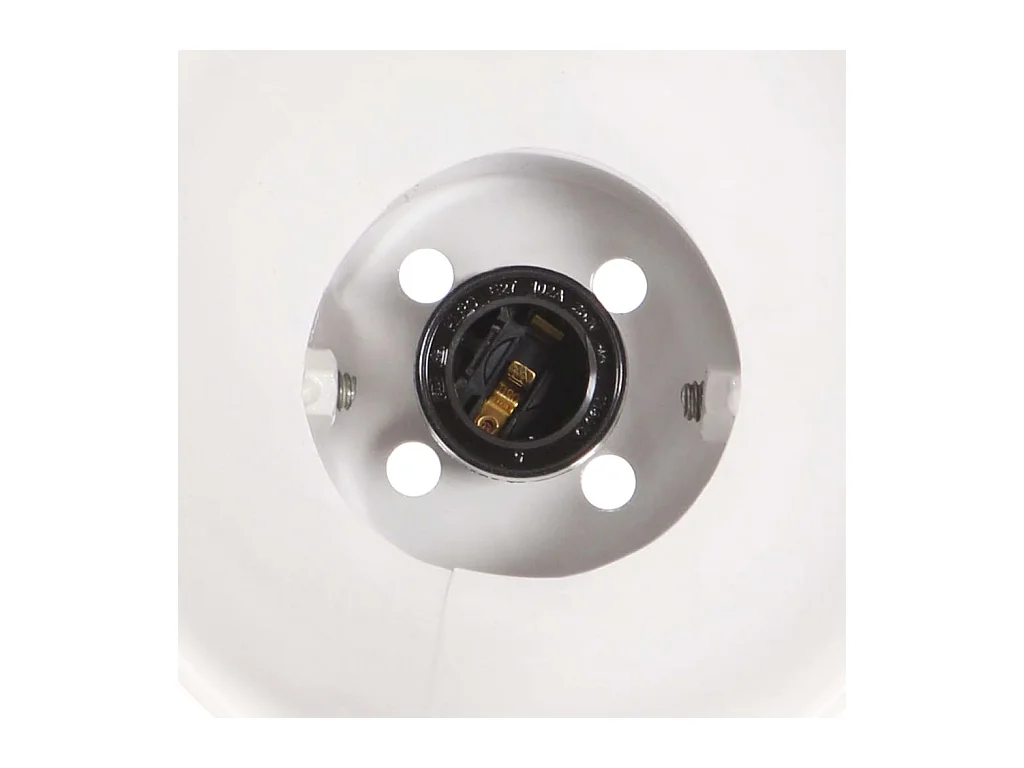 Candeeiro de Parede Industrial Branco 45x25 cm com E27 para Ambientes Modernos