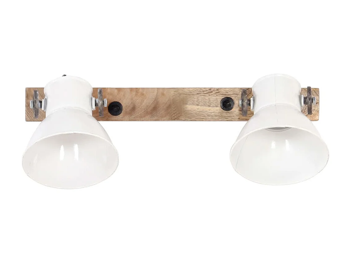 Lampe murale industrielle Blanc 45x25 cm E27
