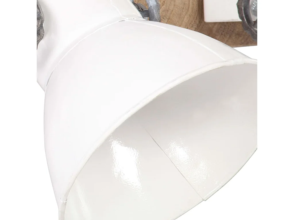 Lampe murale industrielle Blanc 45x25 cm E27