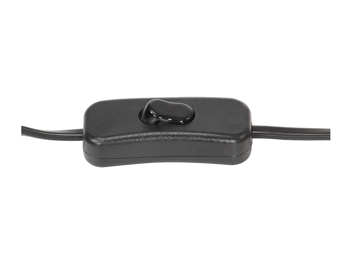 Lámpara de pared redonda estilo industrial negra E27