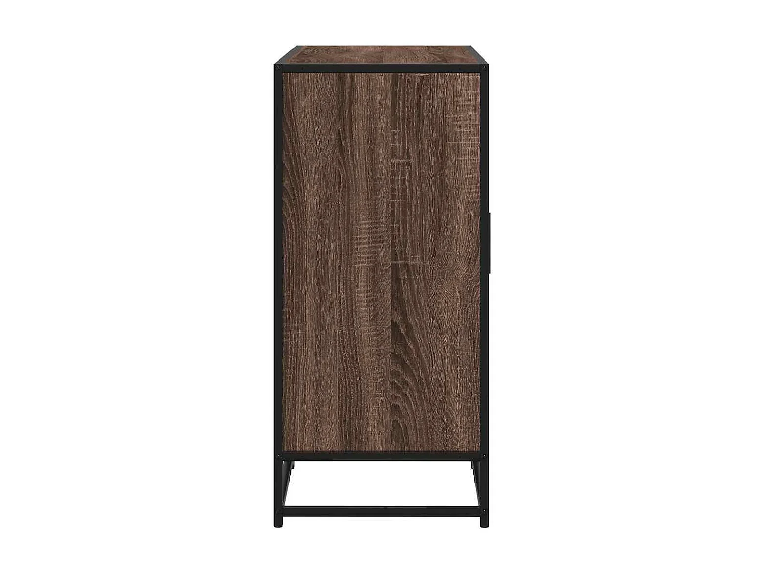 Buffet chêne marron 94x35x76 cm bois d'ingénierie
