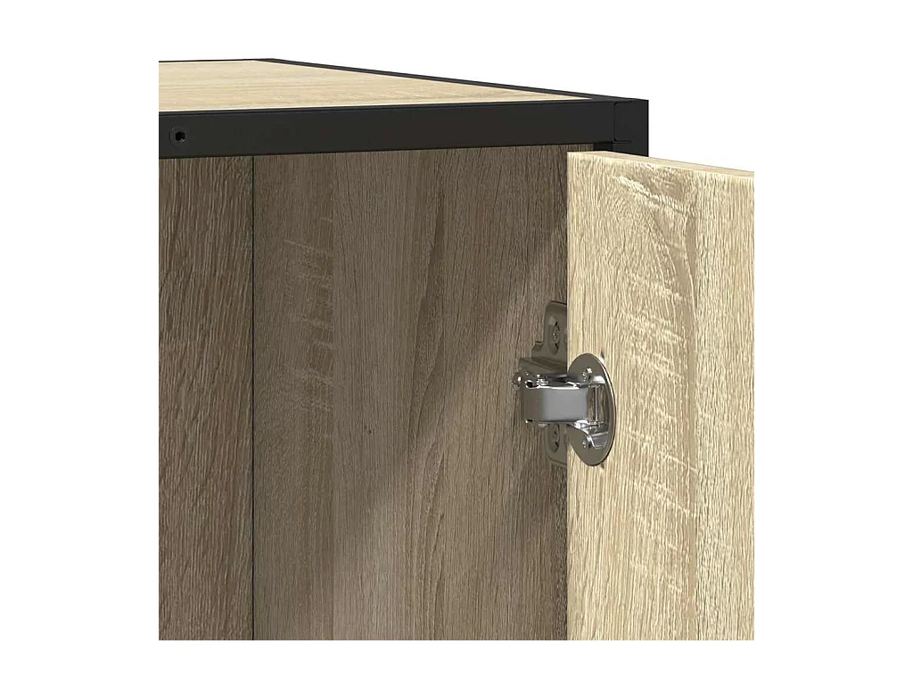 Buffet chêne sonoma 62x35x76 cm bois d'ingénierie