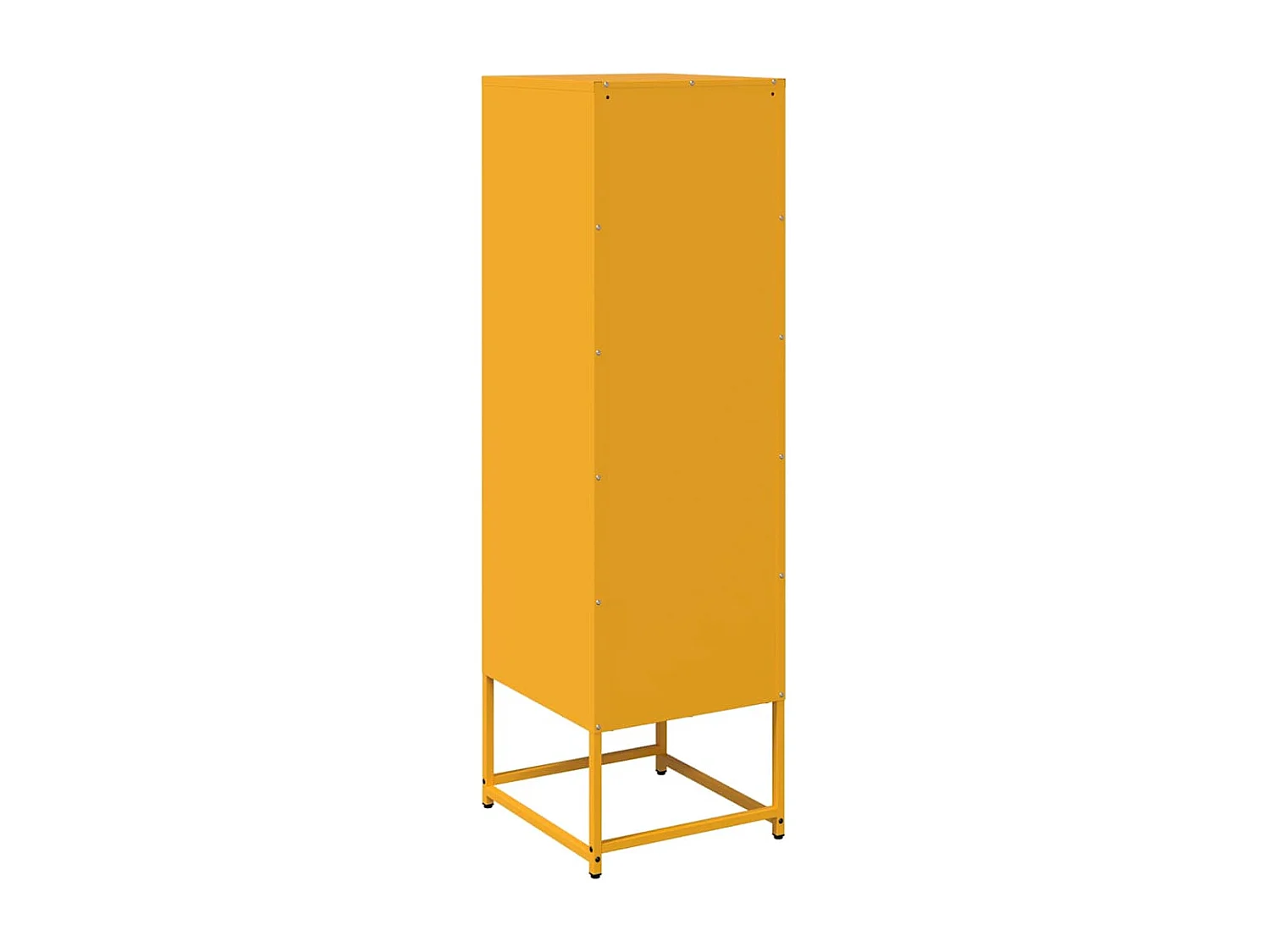 Credenza Giallo Senape 36x39x123 Acciaio Laminato Freddo