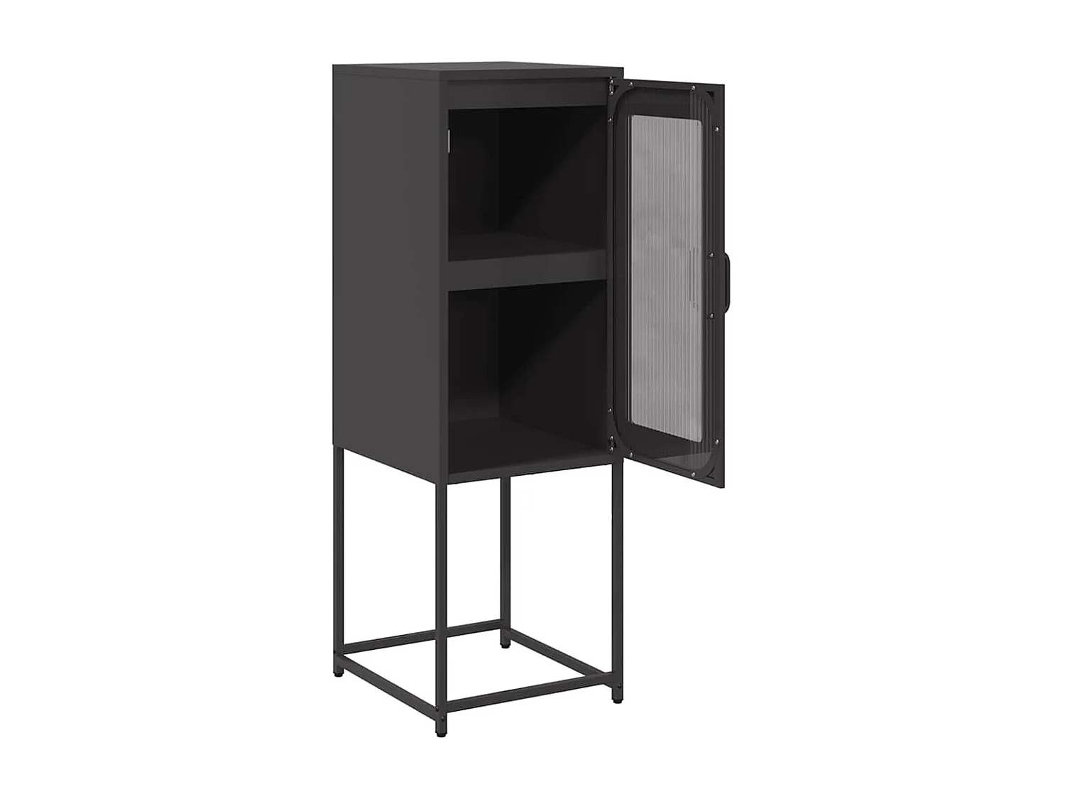 Sideboard Schwarz 36x39x107 cm Kaltgewalzter Stahl