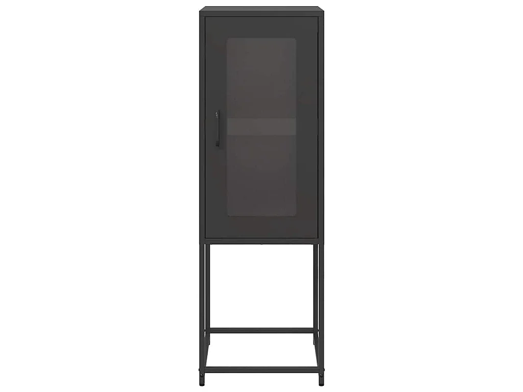 Sideboard Schwarz 36x39x107 cm Kaltgewalzter Stahl