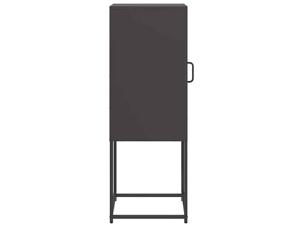 Sideboard Schwarz 36x39x107 cm Kaltgewalzter Stahl