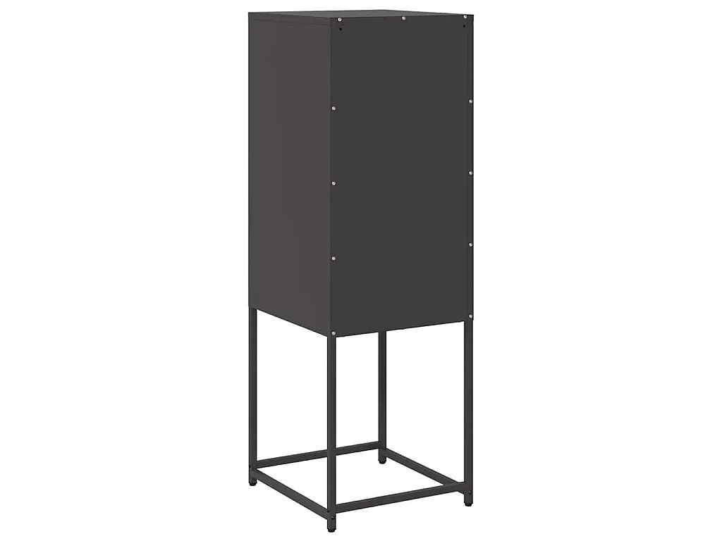 Sideboard Schwarz 36x39x107 cm Kaltgewalzter Stahl