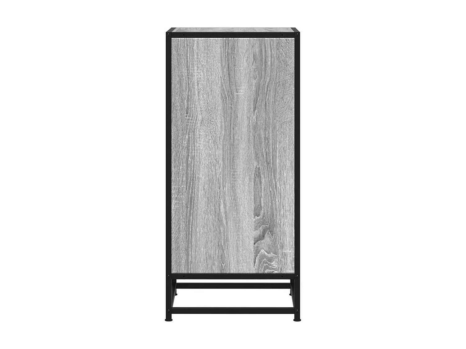 Buffet sonoma gris 35,5x35x76 cm bois d'ingénierie et métal