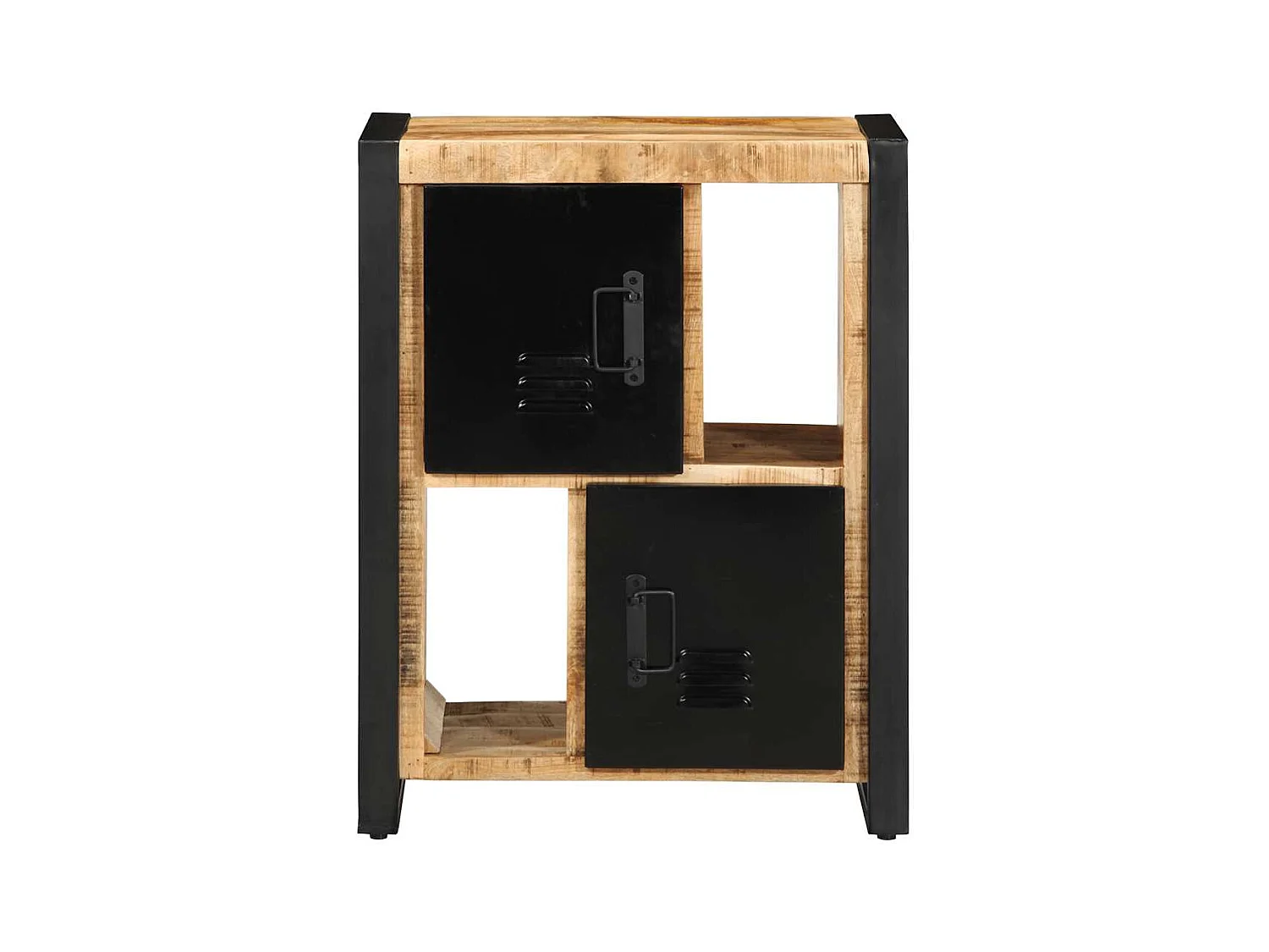 Sideboard 55x35x70 cm Raues Mangoholz