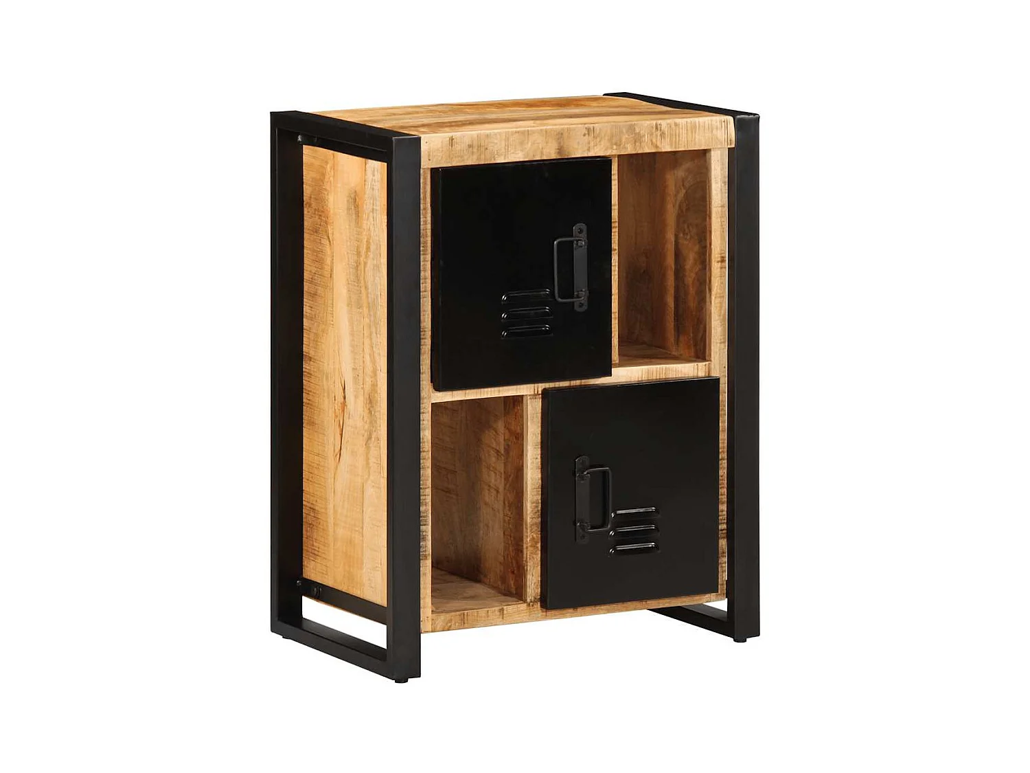 Sideboard 55x35x70 cm Raues Mangoholz