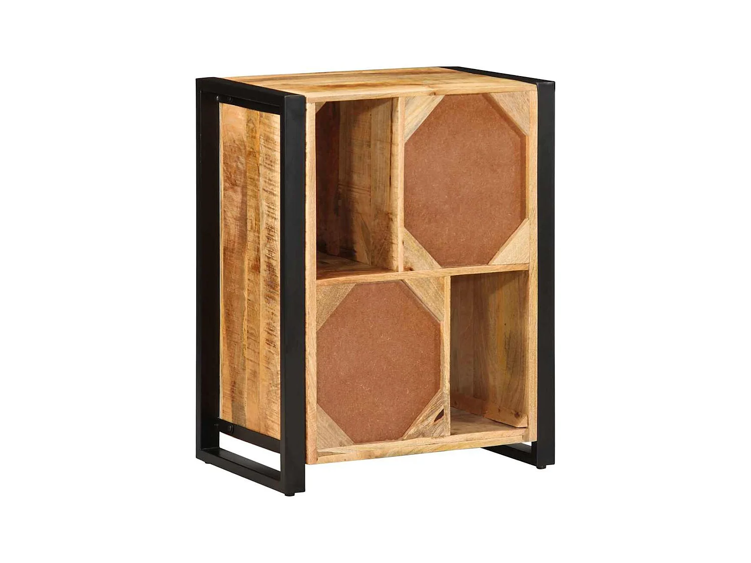 Sideboard 55x35x70 cm Raues Mangoholz