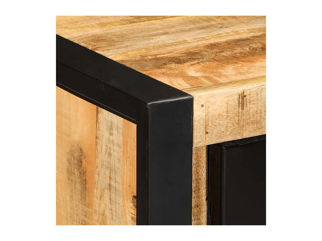 Sideboard 55x35x70 cm Raues Mangoholz