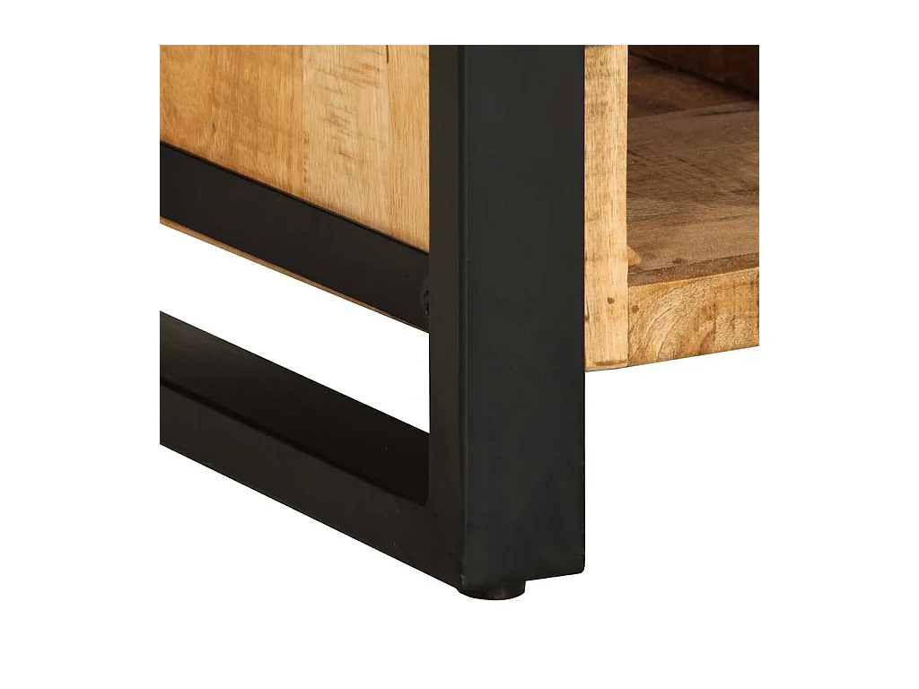 Sideboard 55x35x70 cm Raues Mangoholz