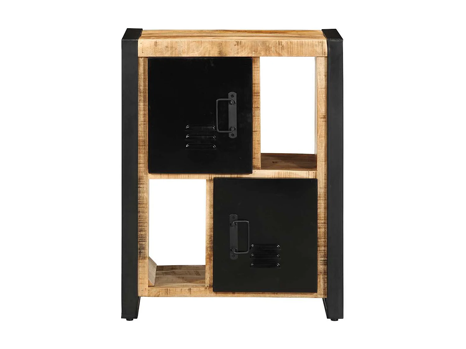 Buffet 55x35x70 cm bois de manguier brut massif