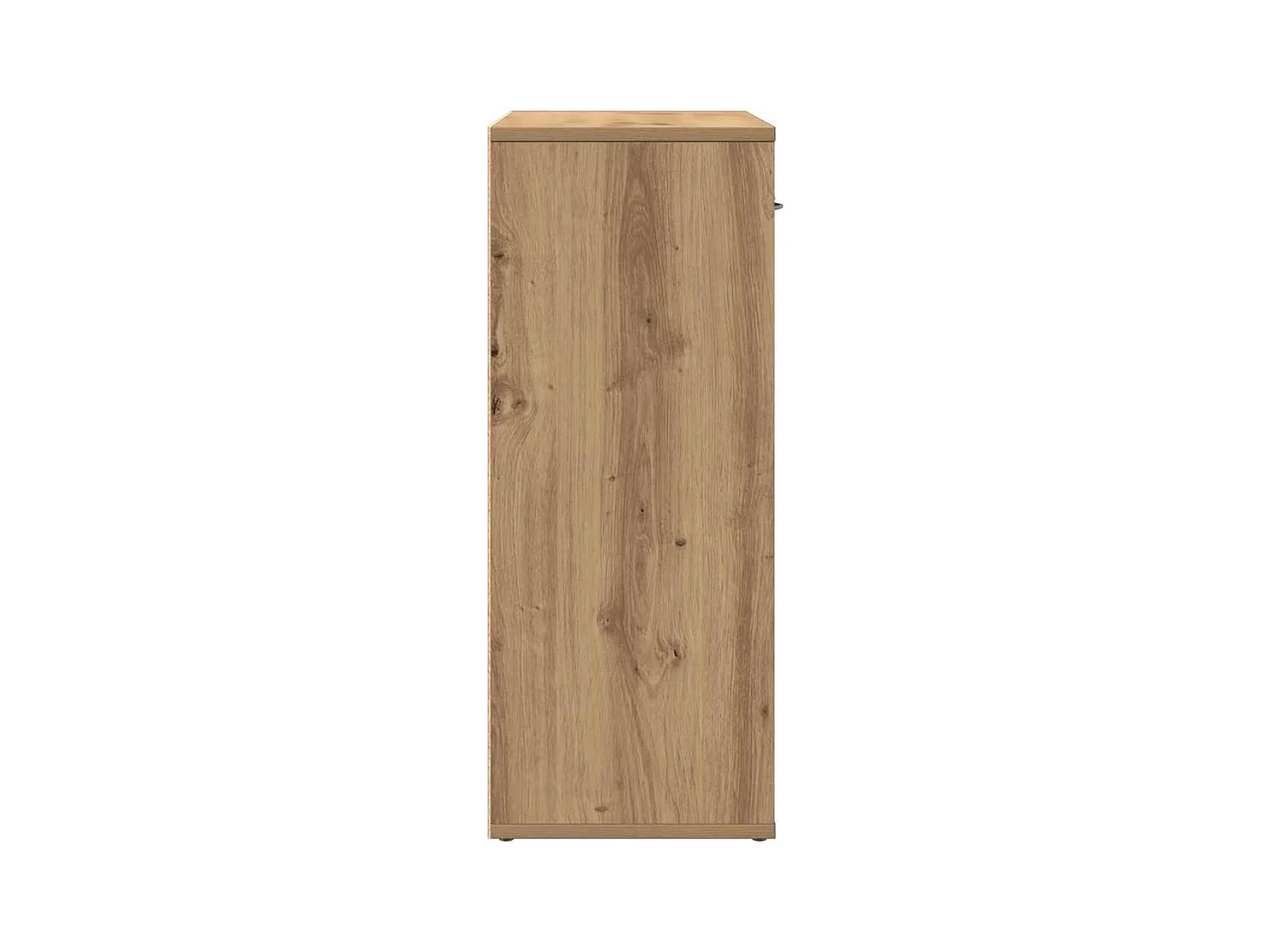 Buffet chêne artisanal 60x30x75 cm bois d'ingénierie