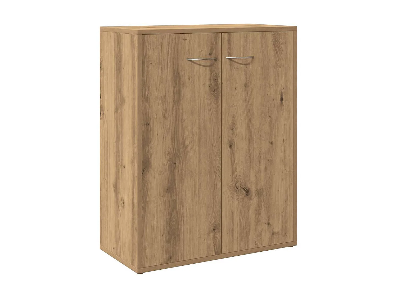 Credenza Rovere Artigianale 60x30x75 cm in Legno Multistrato