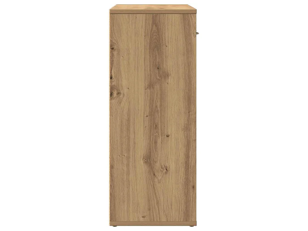 Credenza Rovere Artigianale 60x30x75 cm in Legno Multistrato
