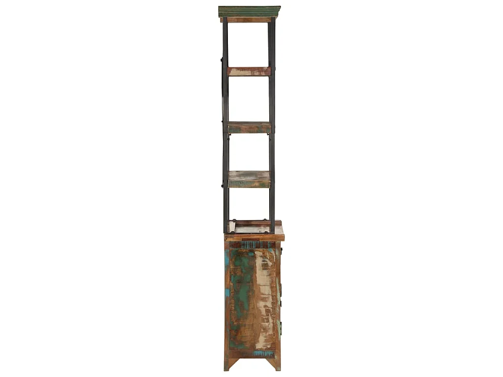 Hoge kast 55x30x180 cm massief gerecycled hout