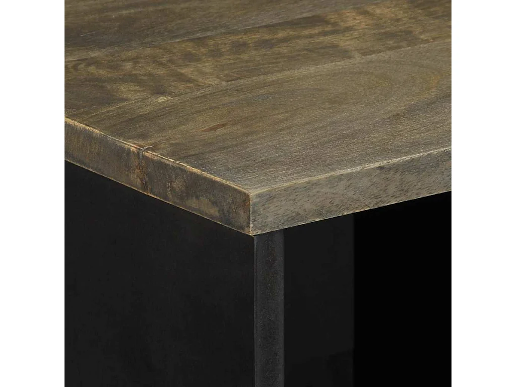 Sideboard 80x33x75 cm Massivholz Mango