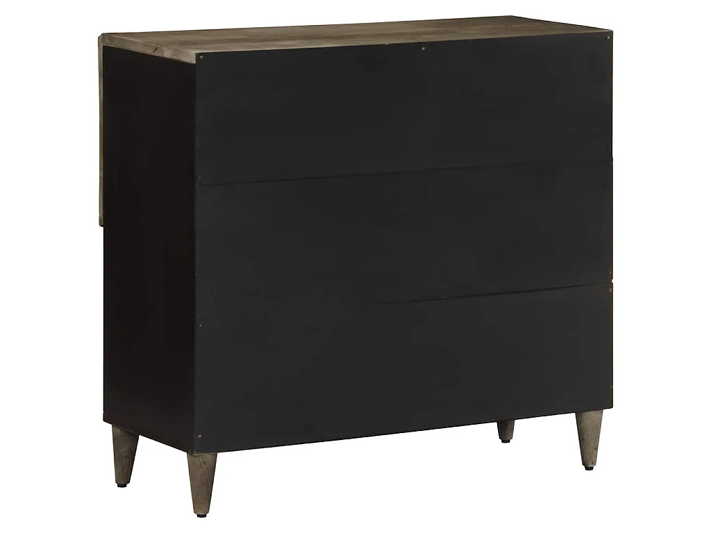 Buffet 80x33x75 cm bois massif de manguier