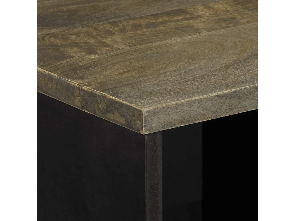 Buffet 80x33x75 cm bois massif de manguier