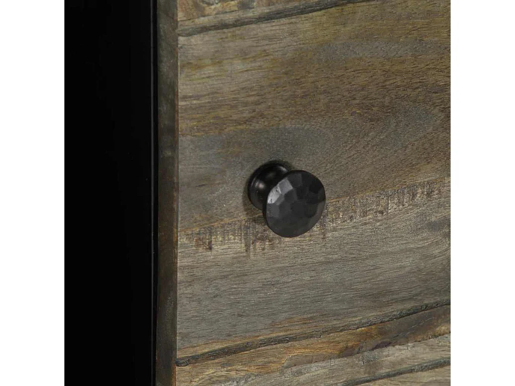 Buffet 80x33x75 cm bois massif de manguier