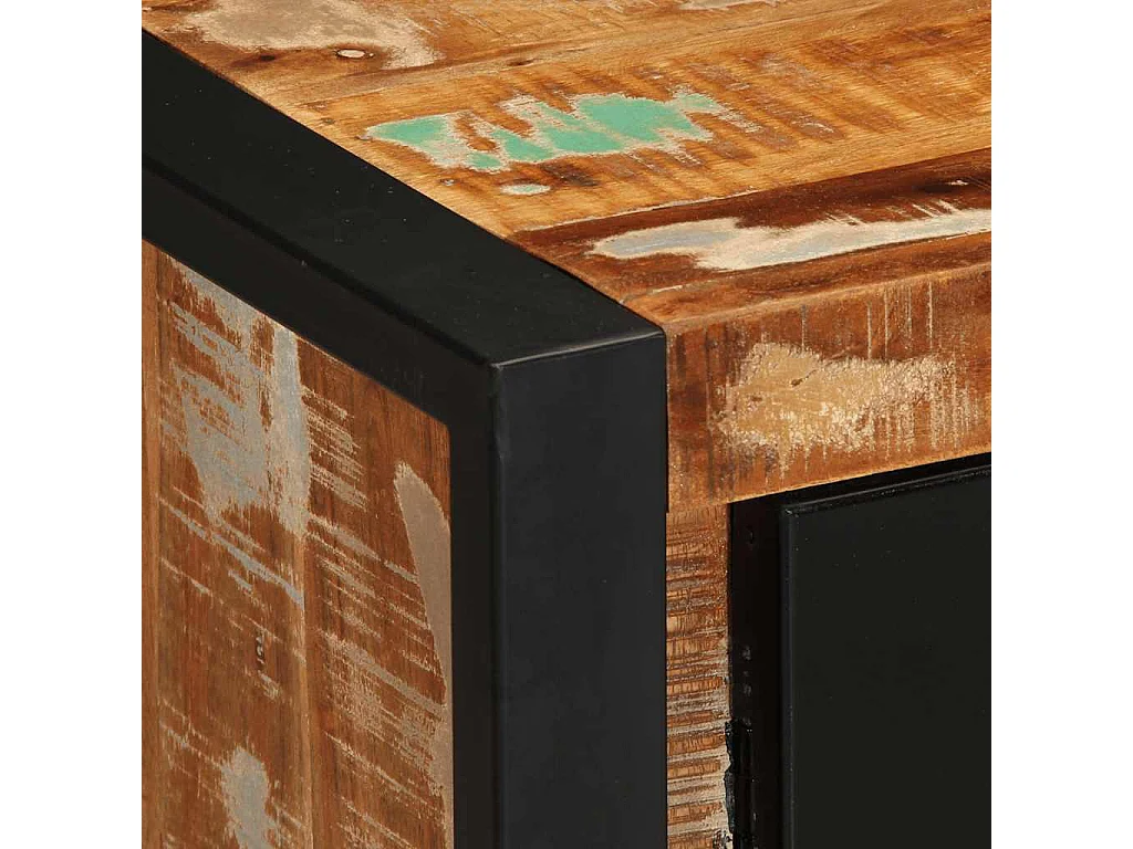 Sideboard Mehrfarbig 55x35x70 cm Altholz Massiv