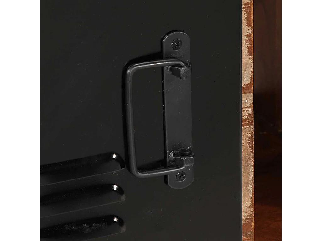 Sideboard Mehrfarbig 55x35x70 cm Altholz Massiv