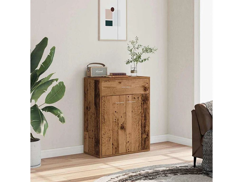 Sideboard Altholz-Optik 60x30x75 cm Holzwerkstoff