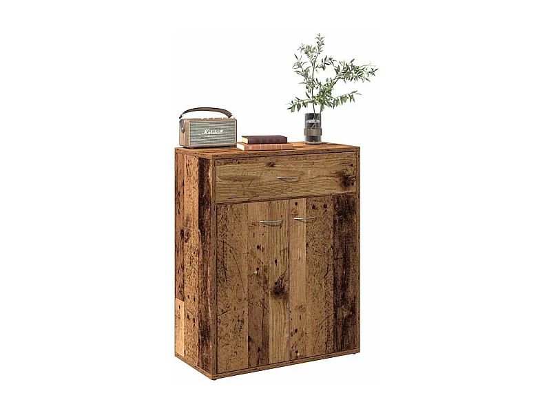 Credenza Legno Antico 60x30x75 cm in Legno Multistrato