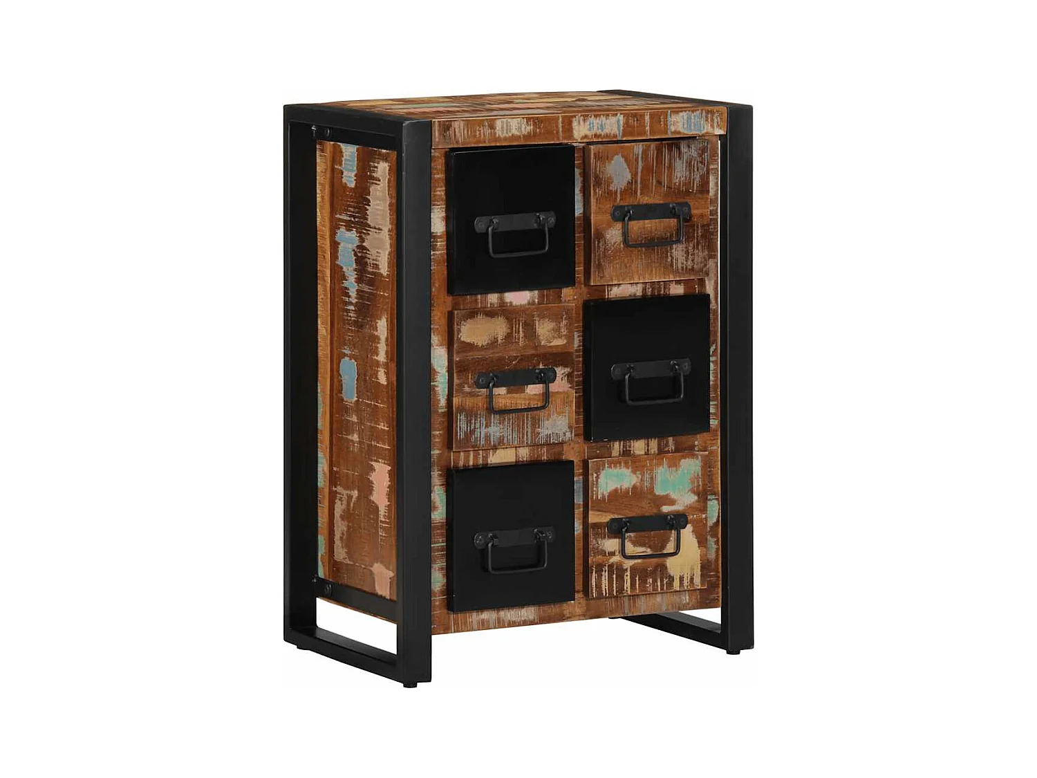 Buffet 50x35x70 cm bois massif de récupération