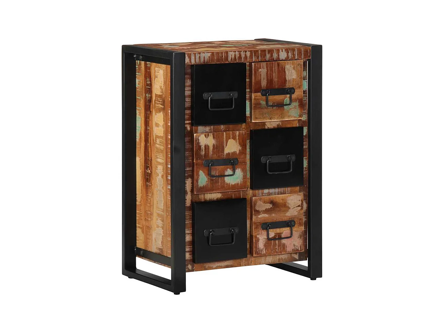 Sideboard 50x35x70 cm Altholz Massiv