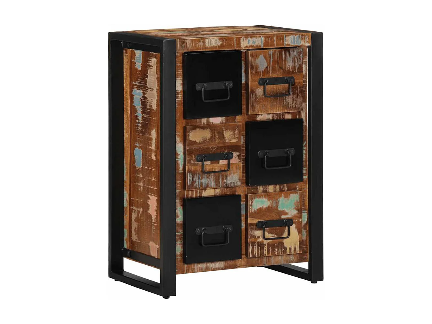 Sideboard 50x35x70 cm Altholz Massiv