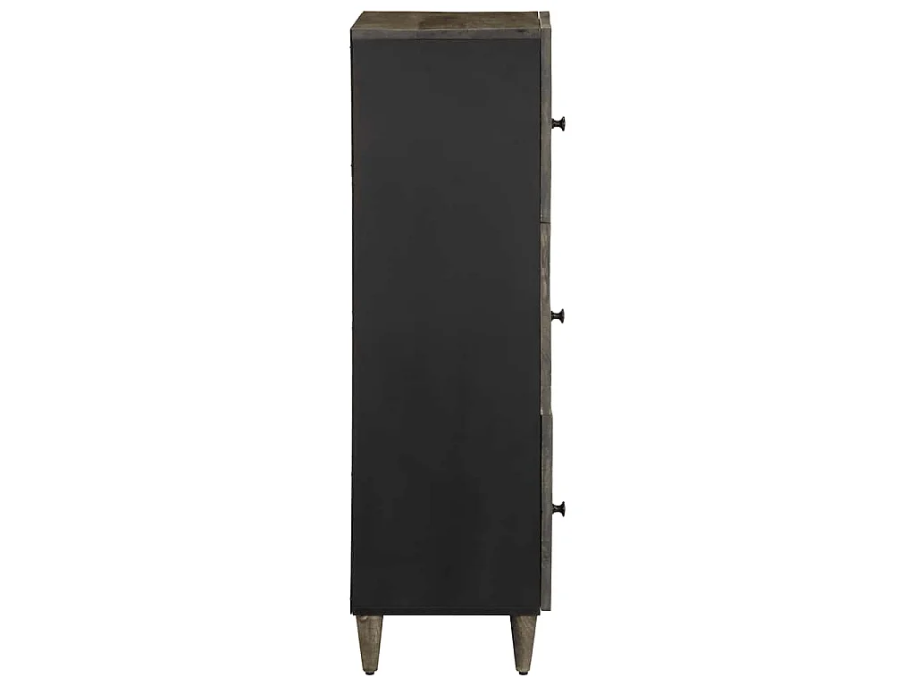 Aparador alto madera maciza de mango 40x33x110 cm