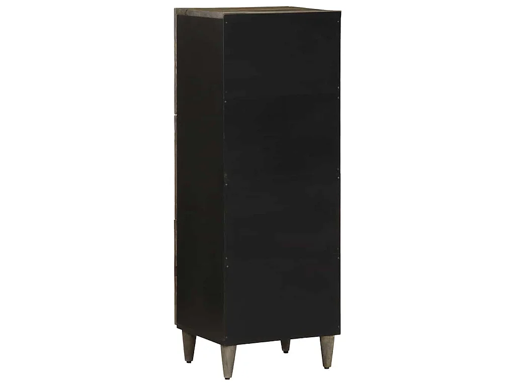 Aparador alto madera maciza de mango 40x33x110 cm