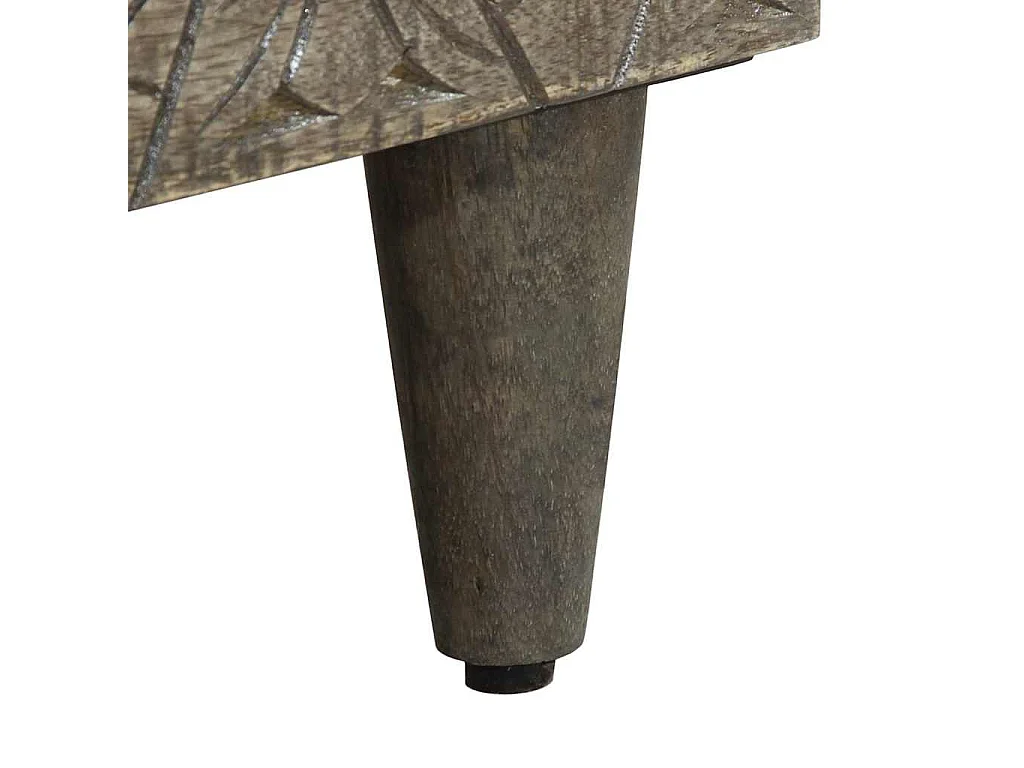 Aparador alto madera maciza de mango 40x33x110 cm