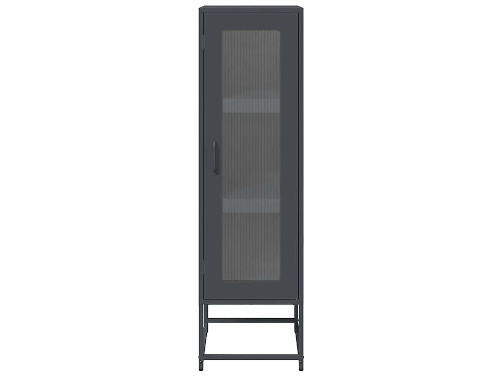 Móvel alto 36x39x123 cm aço laminado a frio antracite