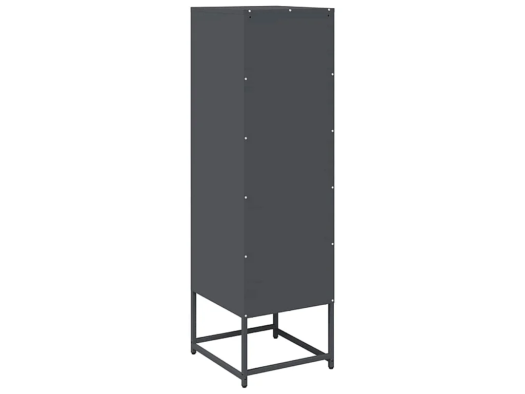 Móvel alto 36x39x123 cm aço laminado a frio antracite