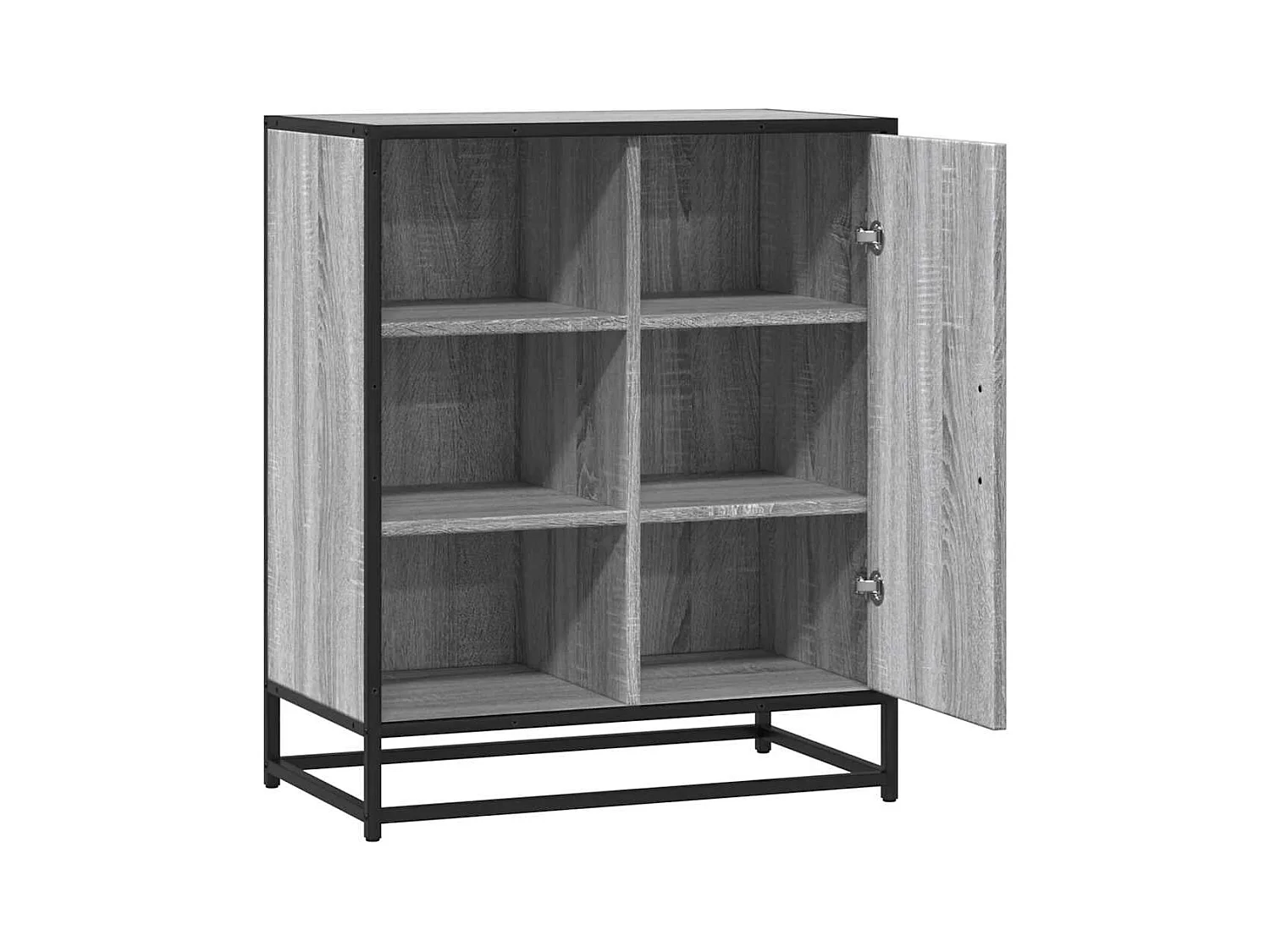 Buffet sonoma gris 62x35x76 cm bois d'ingénierie