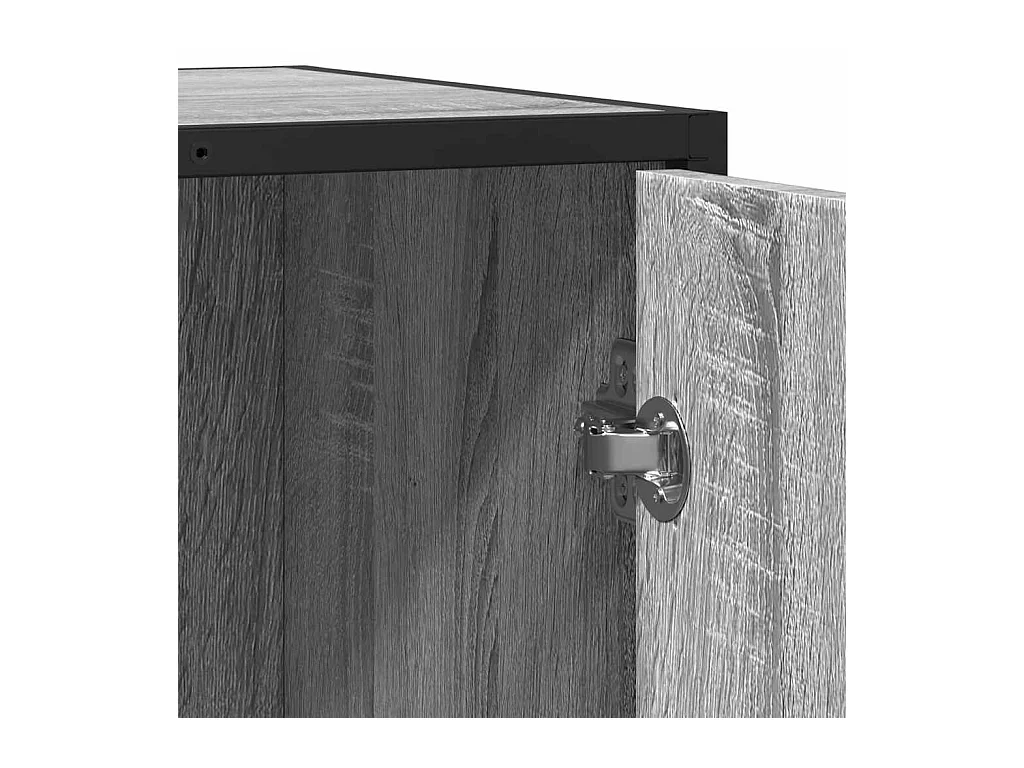 Buffet sonoma gris 62x35x76 cm bois d'ingénierie